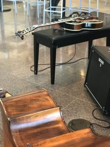 Guitar and Upright Bass Duo Winnipeg Airport.